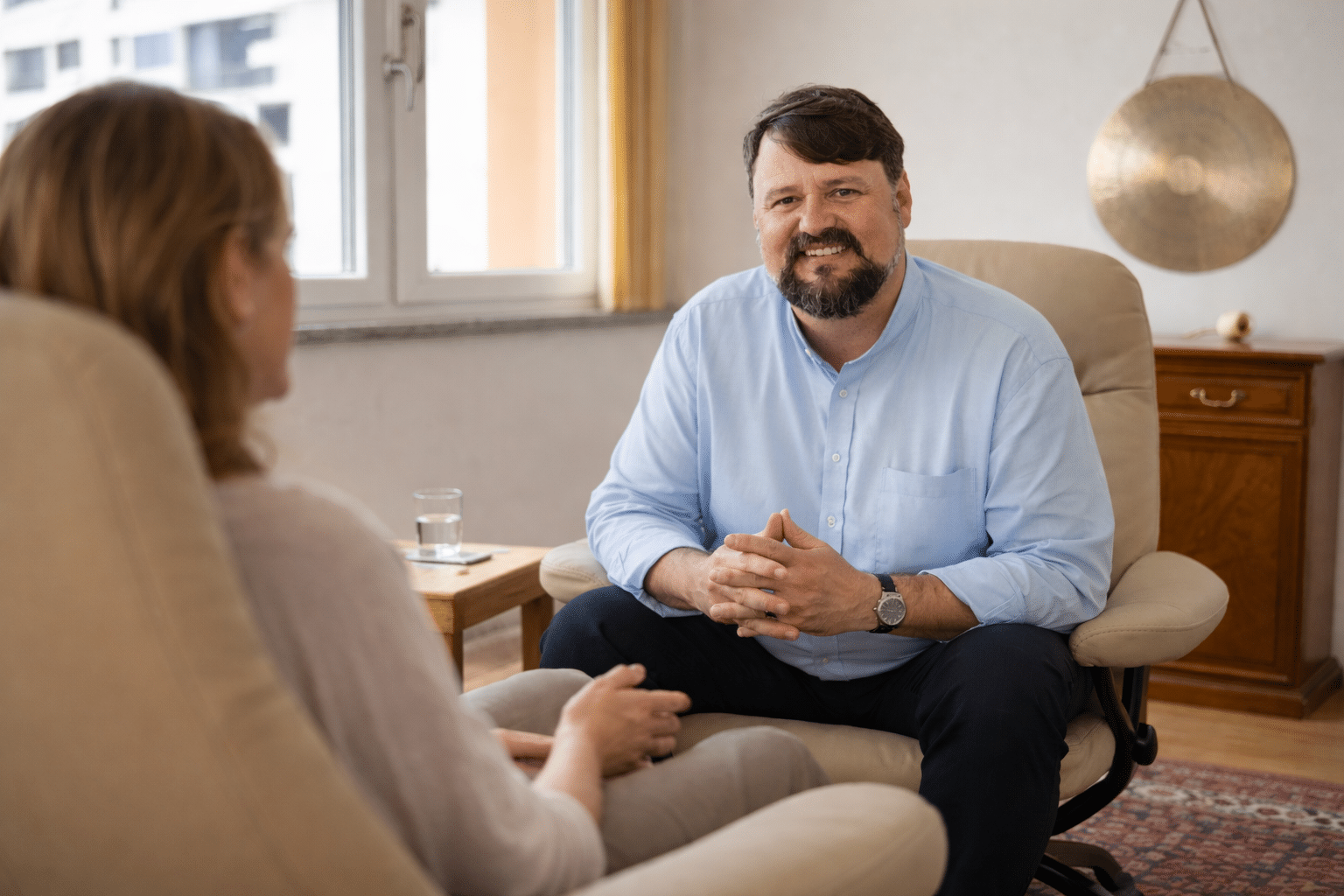 Systemische Beratung (Einzel) in Augsburg – Gespräch in der Praxis